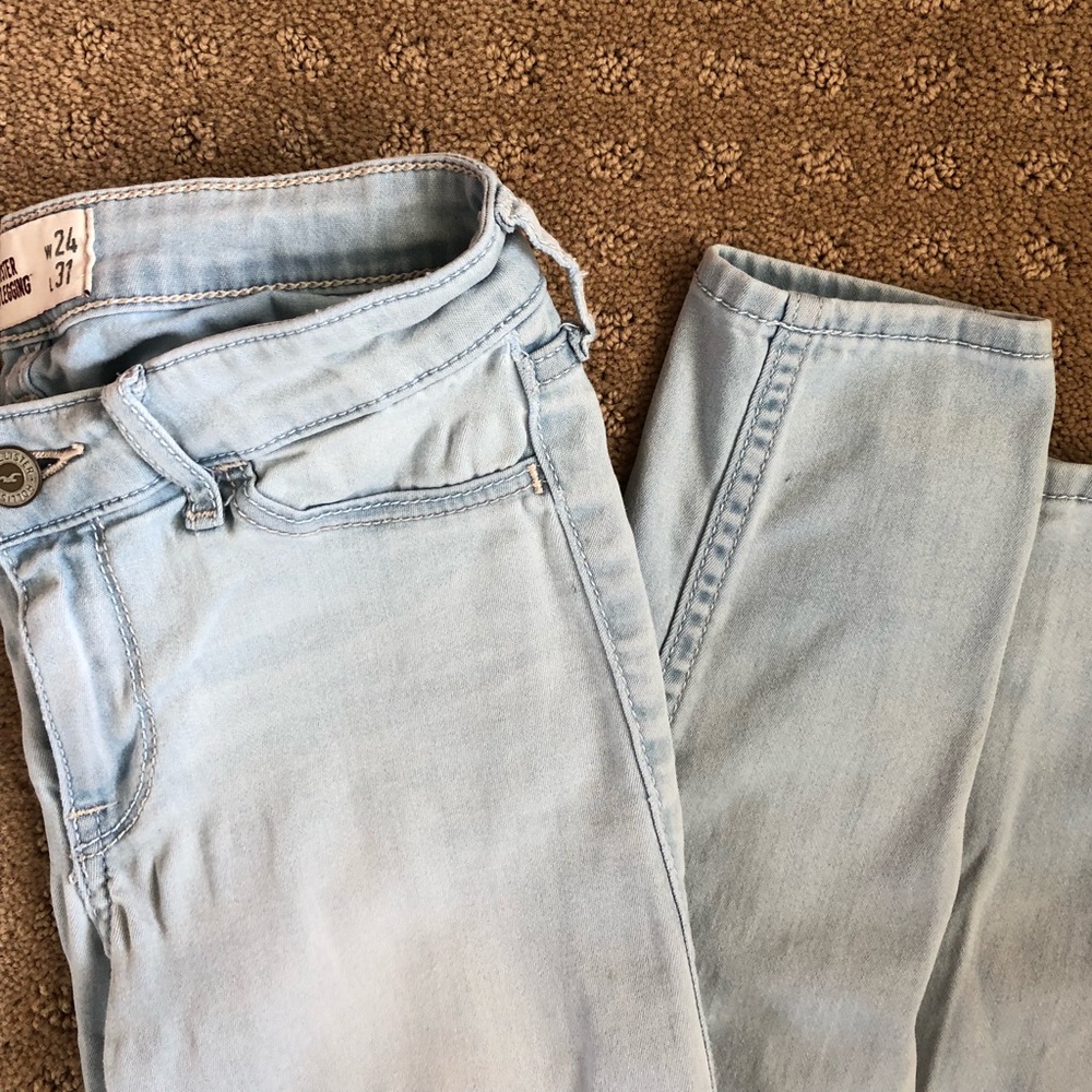 Hollister Light wash Jean leggings